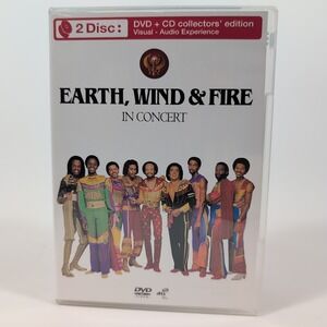 Earth, Wind & Fire: In Concert 2 Disc DVD‎ CD Collector's Edition HBO 1982 Rare
